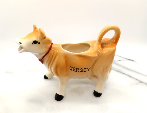 Vintage jersey cow milk jug - vintage,
