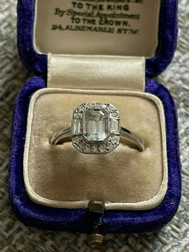 1890s vintage art - deco, 1.80ct
