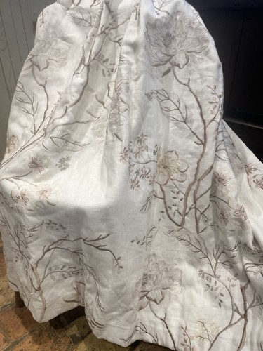 Interlined embroidered bespoke - interlined,