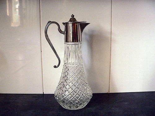 Vintage zinc english glass - vintage, p