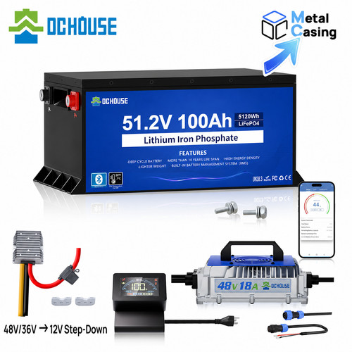 48v 100ah metal - 48v, golf