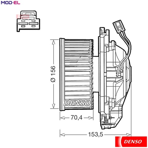 Interior blower dea05012 for - interior,