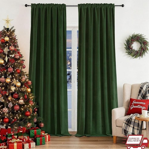Velvet curtains room - velvet,