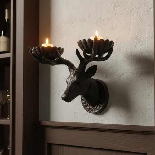 Vintage design wall - vintage, candle