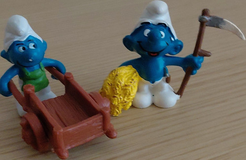 The smurfs smurf farm - the, plastic