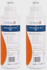 3 pack x Ultrasound Transmission Gel Cytolax 250ml Doppler Fetal heart EXP 01-28