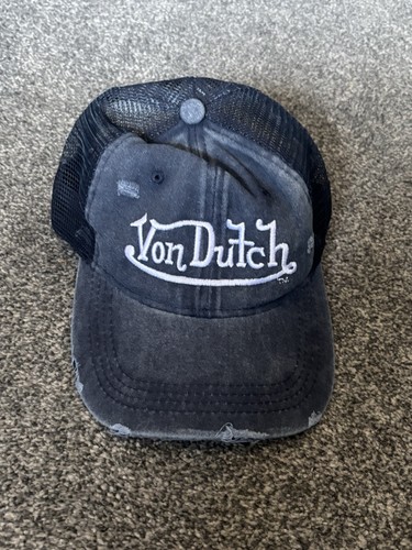 Navy von dutch - cap, retro