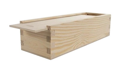 Wooden storage box - box, –