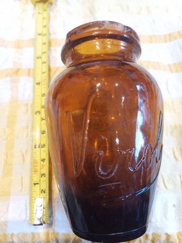 Vintage old virol amber - vintage,