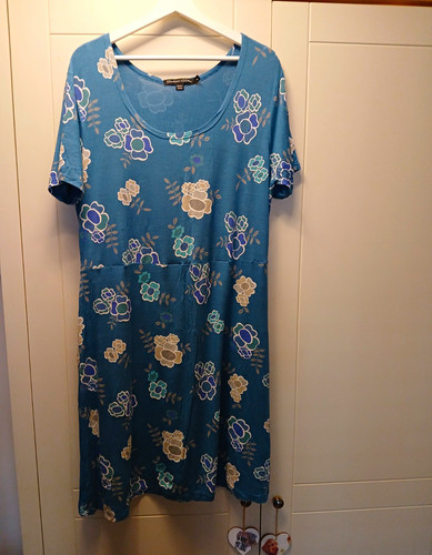 Gudrun sjödén blue floral - sjödén, xl