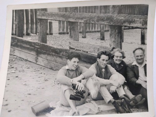 Young men and family a - men,