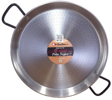 Induction Paella Pan 30cm - 42cm Vitroceramic Polished Steel PATA NEGRA