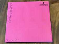 Schwarzkopf Igora Vibrance Shade Colour Chart Book Swatch Hair Colour Brand New