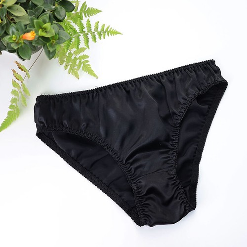 High waisted silk panties - high,