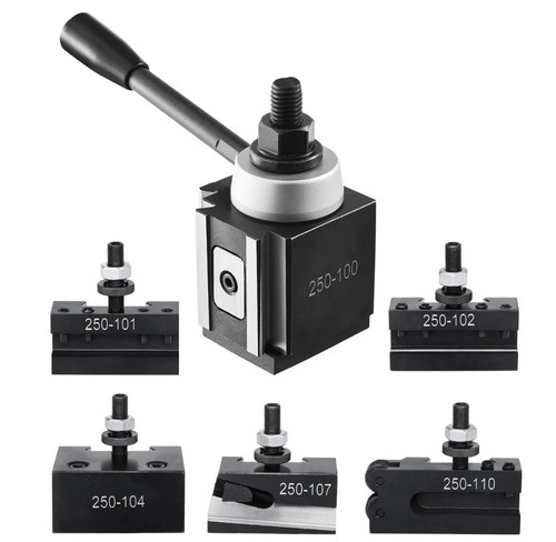 Quick change tool post set - post, set,