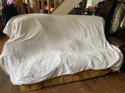 Vintage candlewick bed spread - candlewick,