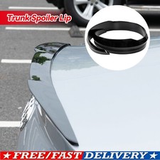 45" Universal Car Rear Roof Lip Spoiler Tail Trunk Wing Sticker Glossy Black