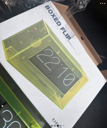 Karlsson table clock boxed - table,