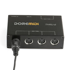 MIDI THRU-6 Box MIDI Interface Standard Five-pin Interface Musical Instrument