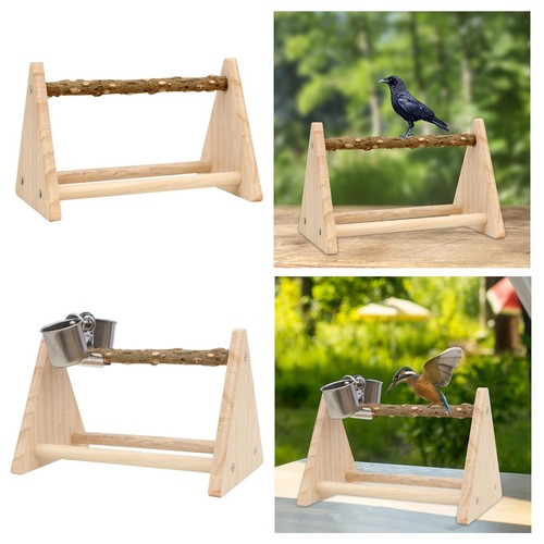 Wooden parrot play stand bird - parrot,