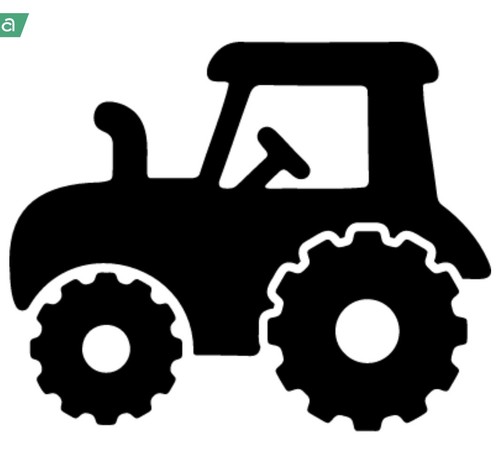 Tractor vinyl decal sticker - tractor,