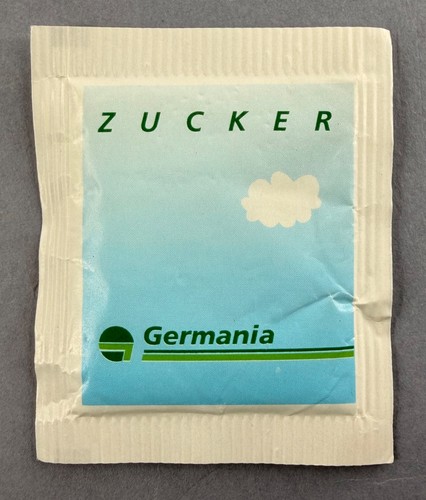 Germania airline sugar packet - germania,
