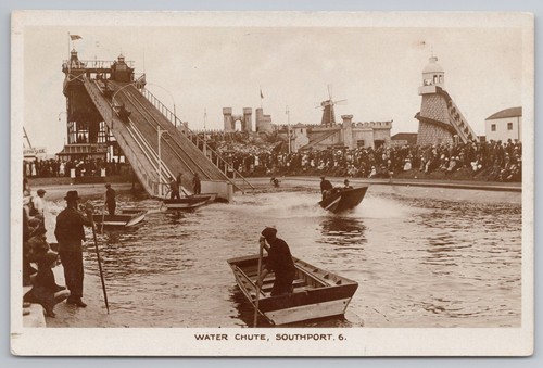 Water chute funfair ride - funfair,