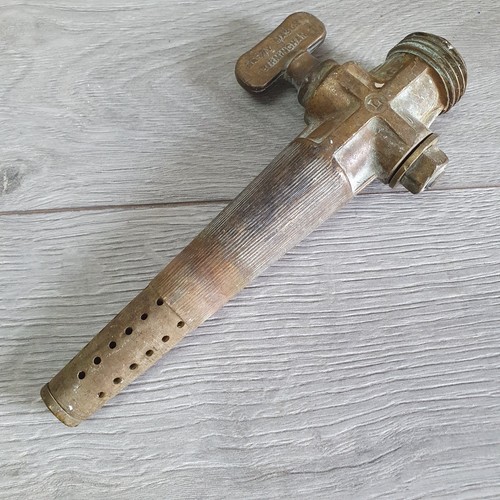 Vintage brass barrel - brass,