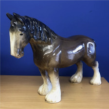 Vintage Ceramic Shire Horse
