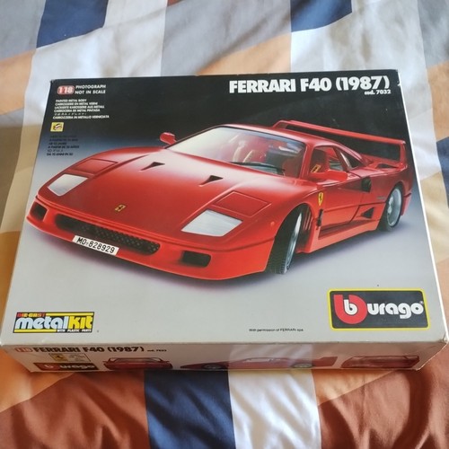 Bburago ferrari f40 red - ferrari,