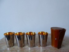 Vintage Stirrup Cups x 4 in