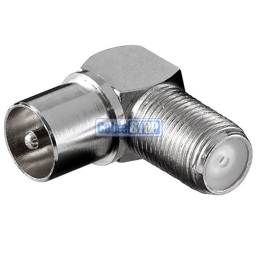 Right angle male coax - male, to