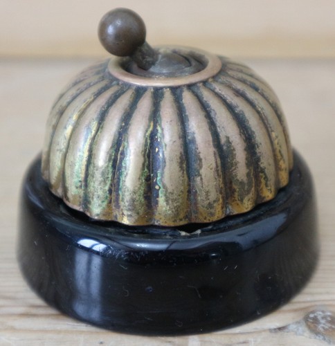 Antique brass ceramic - &, light