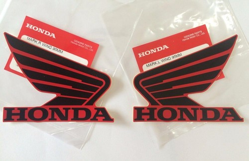Honda wings decals - (x2),