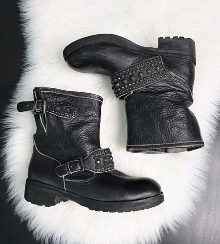 Ash rebel black leather pull - ash,