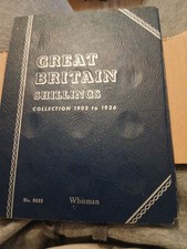EMPTY Whitman Folder Shillings 1902-1936