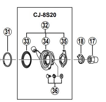 Shimano 8r20 nexus non turn - nexus, non-turn