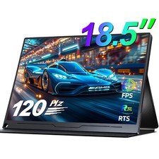 Portable Monitor 18.5" 1920x1080 120Hz Matte Gaming Monitor 100%sRGB IPS Monitor