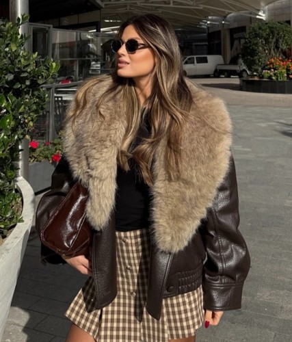 Zara fw25 dark brown - zara,