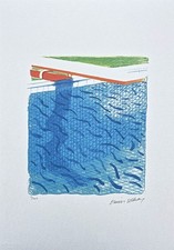 DAVID HOCKNEY - Pool made with