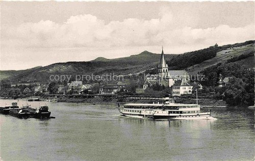 Unkel rhine panoramic view - unkel,