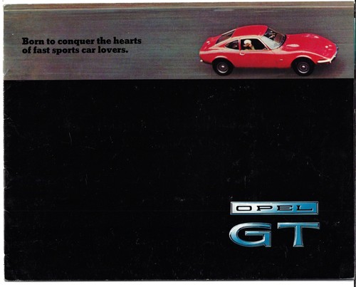 Opel 1969 1970 market - gt, uk
