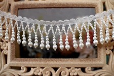 Pearl Bead Trim, Dangling