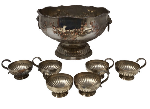 Silver plate copper - plate, on