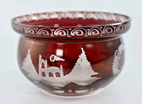 Vintage bohemian cranberry - bohemian,
