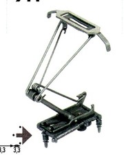 SOMMERFELDT 944 HO Scale Pair Of Knee Pantographs SBB