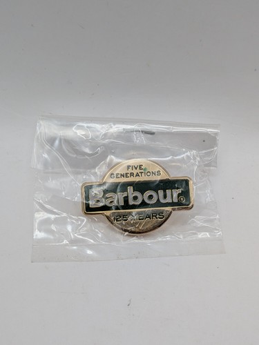 Barbour gold enamel 125 years - gold,