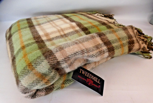 Tweedmill pure new wool throw