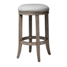 Maven Lane Backless Kitchen Swivel Stool, Reclaimed Oak,Counter Height Open Box)