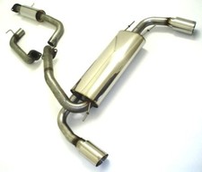 FMS 76mm Duplex Sports Exhaust System Mazda 3 MPS BL Hatchback 2009 Onwards 2.3L Turbo